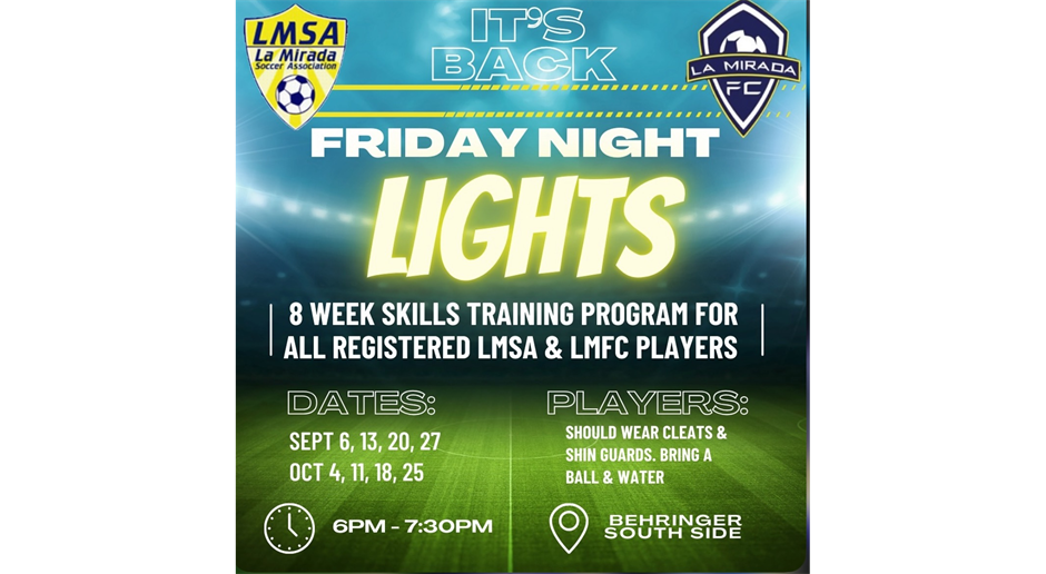 It's Back-Friday Night Lights - FREE