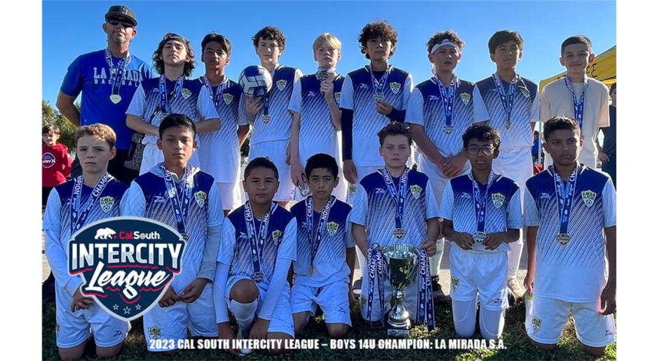 2023 Cal South InterCity League Champs