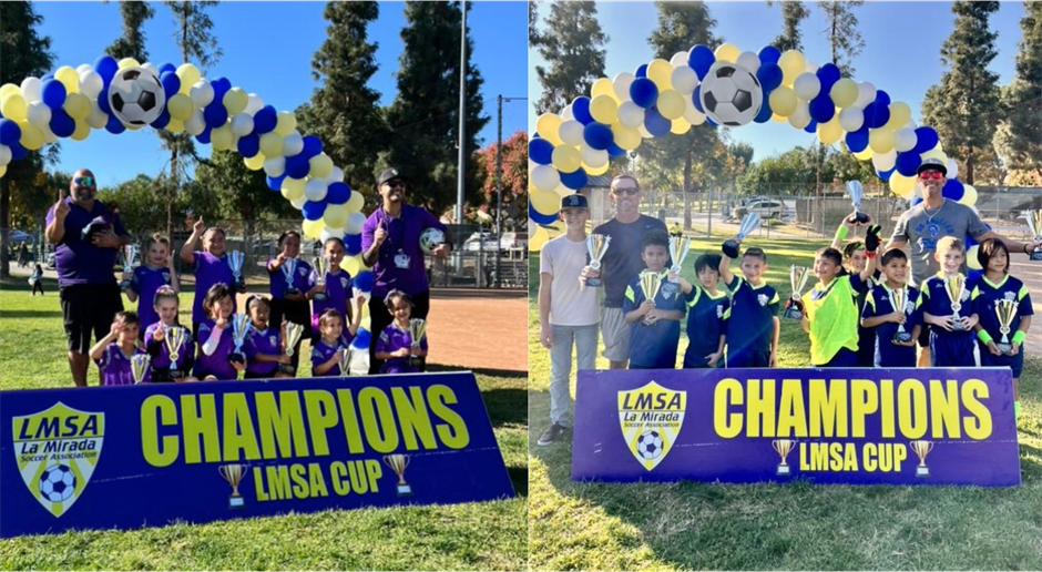 U8 DIV FOR GIRLS & BOYS - FALL 2024 LMSA CUP CHAMPIONS 